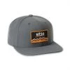 Stio A Mountain Company Hat -Stio Shop Online A Mountain Company Patch Trucker Hat Dark Gray Side