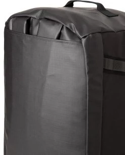 Stio Basin XT Duffel 90L -Stio Shop Online Basin XT Duffel 90L Boundary Black Detail Hidden Strap Sleeve b5b49b89 8414 436c 842c a9b873ee3ca4