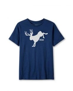 Stio Kids' Bucking Jackalope Tee -Stio Shop Online Kids Bucking Jackalope Tee Heather Denim Heather
