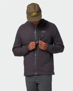 Stio Men's Alpiner Hooded Jacket -Stio Shop Online M Alpiner Hooded Jacket Boundary Black 5 Top