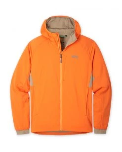 Stio Men's Alpiner Hooded Jacket -Stio Shop Online M Alpiner Hooded Jacket orange peel