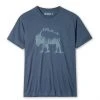 Stio Men's Bison Perch Tee 1 Stio Men's Bison Perch Tee -Stio Shop Online M Bison Perch Tee Navy Blue