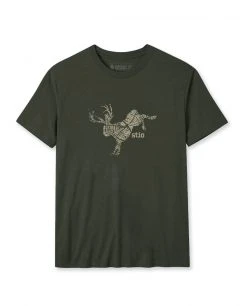 Stio Men's Bucking Jackalope Tee -Stio Shop Online M Bucking Jack DarkGreen