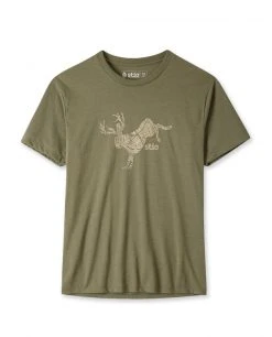 Stio Men's Bucking Jackalope Tee -Stio Shop Online M Bucking Jack Military