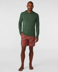 Stio Men's CFS Board Short - 16" -Stio Shop Online M CFS Board Short Poppy Floral 16 4