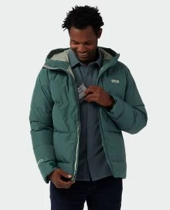 Stio Men's Colter INFINIUM™ Down Jacket -Stio Shop Online M Colter Infinium Down Jacket Treeline Green 2