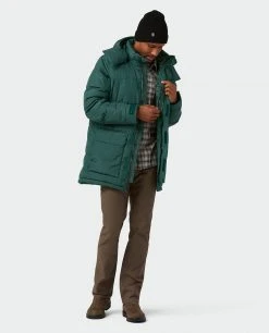 Stio Men's Colter INFINIUM™ Down Parka -Stio Shop Online M Colter Infinium Down Parka Treeline Green 6