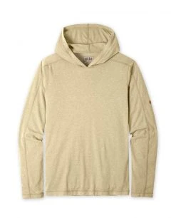 Stio Men's Divide Hooded Pullover -Stio Shop Online M Divide Hooded Pullover Topo Tan Heather