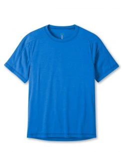 Stio Men's Divide Tee SS -Stio Shop Online M Divide Tech Tee SS Blue Jolt