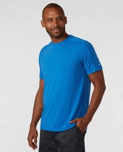 Stio Men's Divide Tee SS -Stio Shop Online M Divide Tee SS Blue Jolt 1