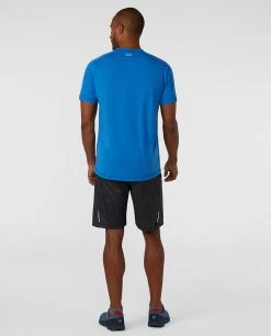 Stio Men's Divide Tee SS -Stio Shop Online M Divide Tee SS Blue Jolt 4
