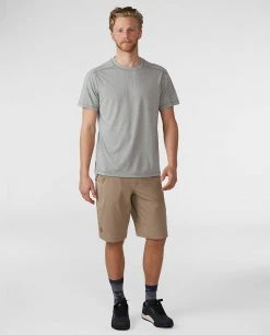 Stio Men's Divide Tee SS -Stio Shop Online M Divide Tee SS Quiet Gray 3