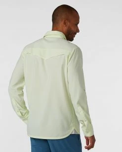 Stio Men's Eddy Guide Shirt LS -Stio Shop Online M Eddy Guide Shirt Honey Dew 2