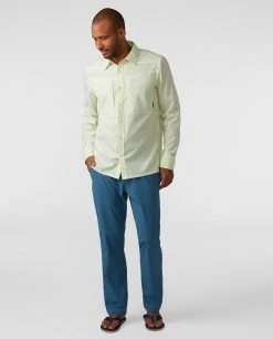 Stio Men's Eddy Guide Shirt LS -Stio Shop Online M Eddy Guide Shirt Honey Dew 5