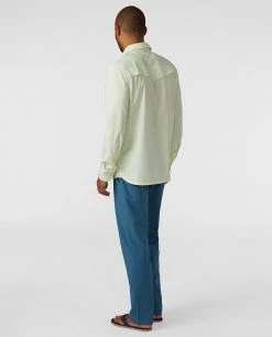 Stio Men's Eddy Guide Shirt LS -Stio Shop Online M Eddy Guide Shirt Honey Dew 6