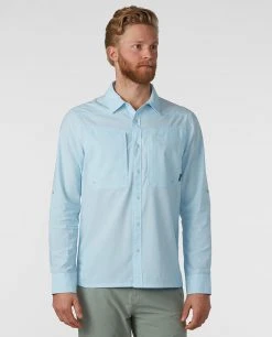 Stio Men's Eddy Guide Shirt LS -Stio Shop Online M Eddy Guide Shirt Misty Cloud 1