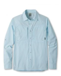 Stio Men's Eddy Guide Shirt LS -Stio Shop Online M Eddy Guide Shirt Misty Cloud