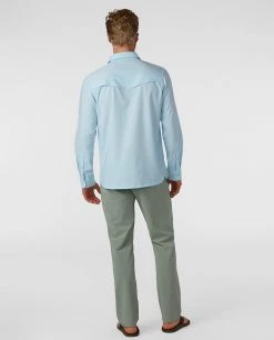 Stio Men's Eddy Guide Shirt LS -Stio Shop Online M Eddy Guide Shirt Misty Cloud 6