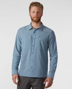 Stio Men's Eddy Guide Shirt LS -Stio Shop Online M Eddy Guide Shirt River Shimmer 1