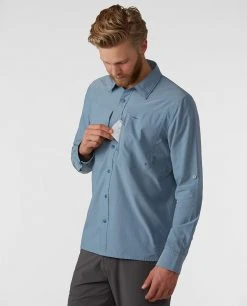 Stio Men's Eddy Guide Shirt LS -Stio Shop Online M Eddy Guide Shirt River Shimmer 2