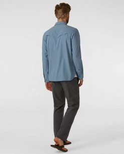 Stio Men's Eddy Guide Shirt LS -Stio Shop Online M Eddy Guide Shirt River Shimmer 7