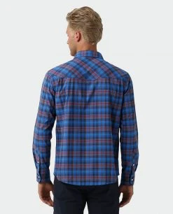 Stio Men's Eddy Shirt LS -Stio Shop Online M Eddy Shirt LS Mulberry Plaid 3 5cd3dfa0 1740 4e9d 800e 849057256638