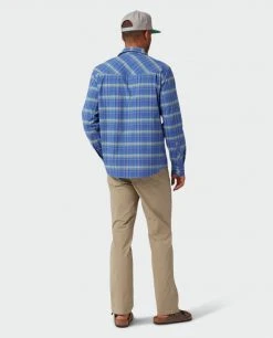 Stio Men's Eddy Shirt LS -Stio Shop Online M Eddy Shirt LS Skyline Plaid 2 Full
