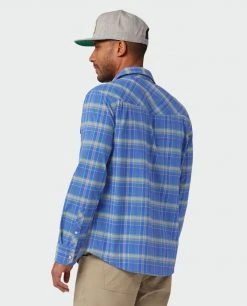Stio Men's Eddy Shirt LS -Stio Shop Online M Eddy Shirt LS Skyline Plaid 4 Top