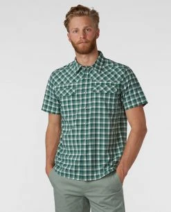 Stio Men's Eddy Shirt SS -Stio Shop Online M Eddy Shirt SS Thicket Check 1