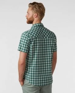 Stio Men's Eddy Shirt SS -Stio Shop Online M Eddy Shirt SS Thicket Check 2