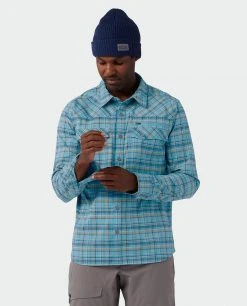 Stio Men's Eddy Slope Shirt 44 Stio Men's Eddy Slope Shirt -Stio Shop Online M Eddy Slope Shirt Dusty Denim 3