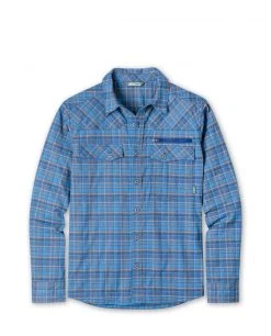 Stio Men's Eddy Slope Shirt 35 Stio Men's Eddy Slope Shirt -Stio Shop Online M Eddy Slope Shirt LS Alpine Lake Plaid