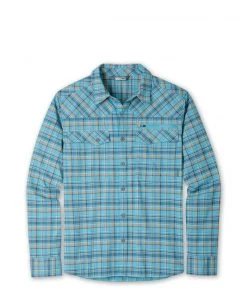 Stio Men's Eddy Slope Shirt 41 Stio Men's Eddy Slope Shirt -Stio Shop Online M Eddy Slope Shirt LS Dusty Denim Plaid