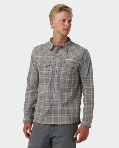 Stio Men's Eddy Slope Shirt 49 Stio Men's Eddy Slope Shirt -Stio Shop Online M Eddy Slope Shirt LS Powder Fox Plaid 1