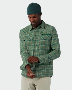 Stio Men's Eddy Slope Shirt 30 Stio Men's Eddy Slope Shirt -Stio Shop Online M Eddy Slope Shirt LS Thicket Plaid 3