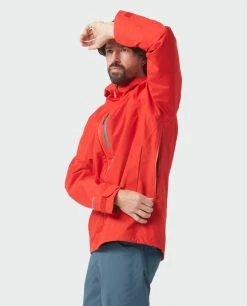 Stio Men's Ender PACLITE® Hooded Jacket -Stio Shop Online M Ender Paclite Hooded Jacket Risk Red 8 Top