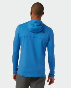 Stio Men's Fremont Stretch Fleece Hoodie -Stio Shop Online M Fremont Stretch Fleece Hoodie Alpine Lake Temp 3