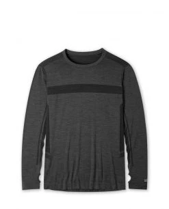 Stio Men's Basis® Seamless Tech Crew -Stio Shop Online M Full Range Seamless Crew Boundary Black Heather