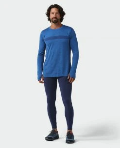 Stio Men's Basis® Seamless Tech Crew -Stio Shop Online M Full Range Seamless Crew LS Alpine Lake Heather 4