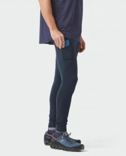 Stio Men's Glide Tech Tight -Stio Shop Online M Glide Tech Tight Maritime Blue 6 Bottom