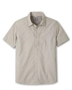Stio Men's Hagen Trail Shirt -Stio Shop Online M Hagen Trail Shirt Pebble Plaid