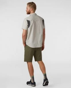 Stio Men's Hagen Trail Shirt -Stio Shop Online M Hagen Trail Shirt Pebble Plaid 4