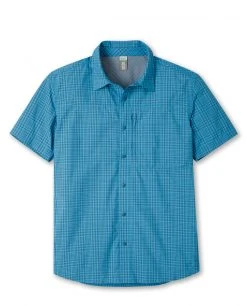 Stio Men's Hagen Trail Shirt -Stio Shop Online M Hagen Trail Shirt River Shimmer Plaid