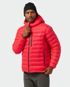 Stio Men's Hometown Down Hooded Jacket -Stio Shop Online M Hometown Down Hooded Jacket Risk Red 1