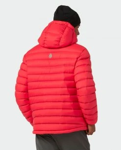 Stio Men's Hometown Down Hooded Jacket -Stio Shop Online M Hometown Down Hooded Jacket Risk Red 6