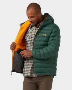 Stio Men's Hometown Down Hooded Jacket -Stio Shop Online M Hometown Down Hooded Jacket Treeline Green 4