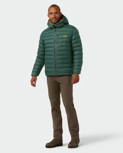 Stio Men's Hometown Down Hooded Jacket -Stio Shop Online M Hometown Down Hooded Jacket Treeline Green 6