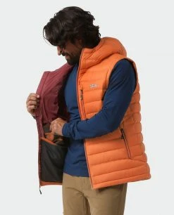 Stio Men's Hometown Down Hooded Vest 53 Stio Men's Hometown Down Hooded Vest -Stio Shop Online M Hometown Down Hooded Vest Burnt Orange 3