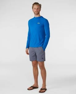 Stio Men's Hylas Hooded Pullover -Stio Shop Online M Hylas Hooded Pullover Blue Jolt 3