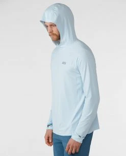 Stio Men's Hylas Hooded Pullover -Stio Shop Online M Hylas Hooded Pullover Misty Cloud 3